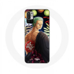Coque pour Xiaomi Poco M3 Pro One Piece Joyeux no&euml;l Zoro Anime Manga