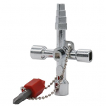 Daugiafunkcis universalus elektros spintelės trikampis kvadratinis kryžminis raktas