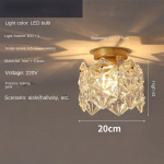 Lubų lempa Koridoriaus lempa Tinklo raudono stiklo kri&scaron;tolo lempa