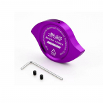 MUGEN automobilio modifikacija aliuminio lydinio priedai Universalus vandens bako dangtis Dinaminis dujų radiatoriaus dangtis Degalų bako dangtis sidabras