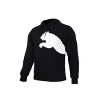 Puma didelis logotipas megztas gobtuvas vyri&scaron;ki vir&scaron;utiniai drabužiai juodas 580566-01 L