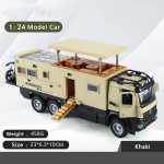1/24 Benz NOMADISON lydinio RV modelio visureigio modelio garso ir &scaron;viesos atitraukiamo žaislinio automobilio berniuko kolekcijos dekoravimo dovana 1/24-Size:23*6.3*10cm