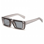 Vintažiniai stačiakampiai akiniai nuo saulės moterims, punk stiliaus, mažo rėmelio, tendencijos, kvadratiniai akiniai, UV400 apsauga, madingi akiniai, Lentes As the picture