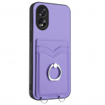 Kortelių laikiklio lizdo žiedo laikiklio dangtelis telefono dėklas, skirtas Oppo A3 Pro, Realme GT Neo6 SE, GT Neo6, GT 6T, Reno11 F, Realme 12+, Oppo A79, Oppo Reno11, A58, A53... Oppo Reno10 Pro juoda