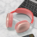 Belaidės &bdquo;Bluetooth&ldquo; ausinės su mikrofonu triuk&scaron;mą slopinančios ausinės Stereo garso ausinės Sporto žaidimų ausinės Palaiko TF raudona