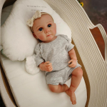 45 cm Reborn Baby Doll Bettie Mink&scaron;tas silikoninis vinilo žaislas gyvas kūdikis lėlė Kalėdinė dovana grotelėms