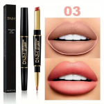 2 viename Vibrant Red lūpų pie&scaron;tukas Matinis aksominis lūpų dažų pie&scaron;tukas vandeniui atsparus ilgai i&scaron;liekantis maitinamasis lūpų dažų lūpų makiažas 3#