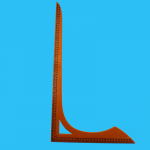 Drabužių kirpimo kratinys liniuotė Dviguba L formos siuvimo pie&scaron;imo liniuotė 55.5*30.7CM