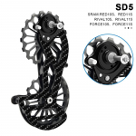 Dviračio galinis pavarų perjungiklis anglies pluo&scaron;to keraminis 13T 17T skriemulio kreipiamasis ratukas Shimano R5800 R6800 R7000 R8000 R9000 Sram