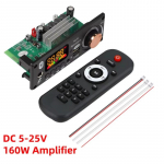 160 W stiprintuvas Bluetooth dekoderio plok&scaron;tė pasidaryk pats 12V 6,5 mm mikrofonas FM radijas TF USB automobilio garso muzikos grotuvas Garsiakalbiai DC 5V-25V 160W