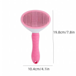 Naminių gyvūnėlių plaukų &scaron;alinimo &scaron;epetys, &scaron;unų plaukų &scaron;ukos, nerūdijančio plieno, automatinės plaukų blukimo kačių &scaron;ukos, naminių gyvūnėlių valymo ir priežiūros reikmenys pilka