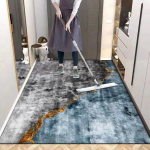 Prabangus kilimų apdaila Namai Paprasto stiliaus dideli kilimėliai Svetainės miegamojo įėjimas Plaunamas Lengvai valomas poilsio kilimėlis 100*120CM