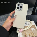 Madingas mielas saldainių odos tekstūros dėklas su rie&scaron;o dirželiu, skirtas iPhone 15 14 11 12 13 16 Pro Max Plus X XR XsMax, vientisos spalvos uždangalas iPhone 16 Pro Max balta