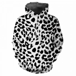 Vyri&scaron;kas rudeninis leopardų ra&scaron;to serijos 3D skaitmeninio spausdinimo užtraukiamas gobtuvas mados tendencijų džemperis vyrui XXXXL