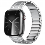 Magnetinė nerūdijančio plieno apyrankė skirta Apple Watch 46 mm 49 mm 45 mm 44 mm vyri&scaron;ka metalinė apyrankė, skirta iWatch serijai 10 9 8 7 6 5 Se Ultra 1 2 44mm 45mm juoda