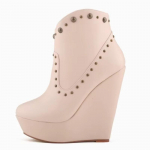 Dideli moteri&scaron;ki trumpi batai žiemos madingi Seksualūs kniedės auk&scaron;takulniai 14 cm PU odos apvalios nosies platformos moteri&scaron;ki batai su plei&scaron;tais kulk&scaron;nimis 42 kūno spalva