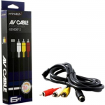 Retro-Bit C&acirc;ble AV RCA 1,82m Audio S-Vid&eacute;o Composite Pour TV Console Sega Genesis 2