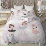 Mielas Princesės vaiki&scaron;kas patalynės komplektas 150x200 Pilies antklodės užvalkalas Pagalvės užvalkalas Lovos užtiesalas Mergaitėms Viengulis Dydis Antklodės užvalkalas 200x200 135x200cm 2pcs