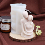 &bdquo;Pasidaryk pats&ldquo; apkabinimas, poros portretas, silikono formos pyragas, kepimo forma, aromaterapinis tinkas, namų papuo&scaron;alai Couple model