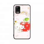 KT68 Lovely Hello Kitty dėklas, skirtas Samsung A04 A14 A23 A34 A54 M23 M33 M52 M53 Realme 10 9 C30S C35 C55 VIVO Y02S Y21 Y33S Y51 X80 Pro skaidrus dangtelis Samsung S22 Ultra buivolo oda