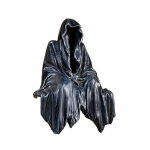 Black Clothes Mysterious Lord Ornaments Black Robe Night Walker Gothic Sitting Home Resin Interesting Crafts Ornaments