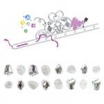 Coffret diad&egrave;mes de princesse &agrave; customiser - pierres pr&eacute;cieuses blanches