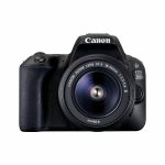 Canon EOS 200D DSLR fotoaparatas + EF-S 18-55mm f/3.5-5.6 III priartinantis objektyvas juoda