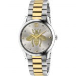 Gucci YA1264131 G-Timeless Laikrodis su bitės motyvu, 38 mm, unisex 38
