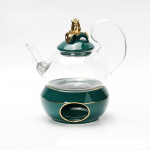 Gėlių arbatinukas arbatos rinkinys Žvakių &scaron;ildymo pagrindo rinkinys Pyrex Gėlių arbatinukas