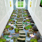 3D Svetainės Gėlių kilimėlis Kilimas Miegamojo Visoje lovoje Prie lovos &scaron;liaužiojamas kilimėlis Kavos staliukas įėjimo durų kilimėlis 80x200cm