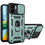 Skirtas Xiaomi Redmi A1 dėklui, smūgiams atsparus &scaron;arvinis telefono dėklas, skirtas Xiaomi Redmi A1+ A1 Plus 4G stovo laikikliui, magnetiniam automobilio žiedui, galinis dangtelis For Redmi A1