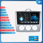 Ossuret Android13 Automobilio radijas Ford Focus 2 3 Mk2 Mk3 2004-2011 Multimedia Vaizdo grotuvas Navigacija I&scaron;manusis ekranas GPS 2Din Carplay 4G Automobilinis stereosistemos W1 S 8Core 2G 32G