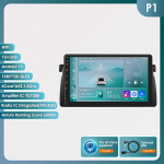 Ossuret 2 Din Android automobilio radijas BMW E46 M3 1999 -2006, Carplay Andriod Auto Multimedia Stereo Bluetooth 9 colių i&scaron;manusis ekranas SWC RDS OBD2 SWC P1 4Core 1G 32G AI