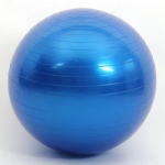 Sportinė joga Pilatesas Fitness Ball Gym Balance Fitball Pratimai Pilates Treniruotės Masažo kamuolys su pompa mėlyna