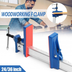 24/36 colių F-Clamp strypas Medienos apdirbimo spaustuko laikiklis &bdquo;pasidaryk pats&ldquo; T medžio spaustukai Greito reketo atsegimo medinis dailidės rankinis įrankis 24&lsquo;&rsquo;