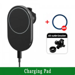 Naujas 40 W magnetinis belaidis automobilinis įkroviklis, tinkantis &bdquo;Magsafe iPhone 12 13 14 15 Pro Max&ldquo;. Magnetinis 15 W &bdquo;Qi&ldquo; belaidžio įkroviklio laikiklis.