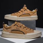 Originalaus prekės ženklo vyri&scaron;ki batai Madingi laisvalaikio natūralios odos batai Suvarstomi sportbačiai vyrams Neslystantys žygio batai Zapatillas Hombre 44 gray