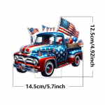 Kūrybingi tautinių vėliavų ir automobilių ra&scaron;tai, kūrybingi ornamentai, namų ir svetainės dekoracijos, prie&scaron;kambario stalo ornamentai, dekoracijos, dovanų dovanojimas Pack of 1 įvairiaspalvis