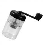 Rankinis kavos pupelių malūnėlis su keraminiu girneliu, reguliuojamu rupumu, ne&scaron;iojamas espreso malūnėlis, skirtas naudoti namuose ir kelionėse