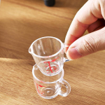 15 ml matavimo puodelis Mažas plastikinis kiekybinis puodelis Virimo virtuvės prieskonių puodelis Mini citrinų sulčių puodelis 15ml