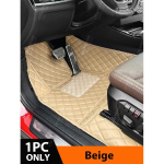 Car Floor Mats For Hyundai Tucson 2015 2016 2017 2018 Auto Foot Pads Automobile Carpet Cover accessories 1PC only-BEIGE beige
