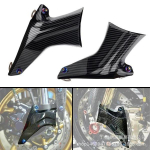 Universalus anglies pluo&scaron;to priekinio stabdžių suporto oro deflektorius motociklams Forged Pattern Pair