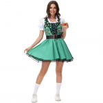 Airi&scaron;ka Oktoberfest apranga Vyno daryklos darbo drabužiai Vokietija Bavari&scaron;ka cos Priėmimo vakarėlio suknelė XL žalia