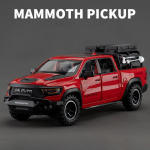Nauja 1:32 Dodge RAM 1000 TRX Mammoth Pikapas Lydinio Automobilio Modelis su Garsu ir &Scaron;viesa Atitraukiamas Vaikų Žaislas Kolekcinis Gimtadienio Dovana juoda