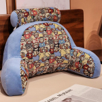 Trijų sluoksnių marlės juosmens atrama pagalvė kėdėi, sofai ir lovai 60*40cm (Chair Backrest)