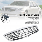 Priekinės grotelės Tinka Mercedes Benz S-Class W221 S550 S600 S63 S65 2010-2013