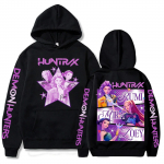 Kpop Demonų Medžiotojai Fanų Merčas Mira Rumi Zoey Huntrix Džemperis Harajuku Puloveris Vir&scaron;ūnės Vyras Moteris Džemperis Fanų Dovana XL