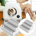 Ramp Footboard Removable Mat Washable Pad Easy to Litter Stair 3 Steps for Small Elderly Cats Indoor
