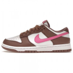 Nike Dunk Low Dūminis Malva Žaismingas Rožinis Moteri&scaron;ki Sportbačiai Ruda Balta FZ3611-208 35.5