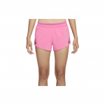 Nike Dri-Fit Adv Logotipo Spaudinys Elastingos Vienspalvės &Scaron;oninės Skeltos Fitneso &Scaron;ortai Moteri&scaron;ki Apatiniai Rūbai Rožiniai CZ9399-606 XL